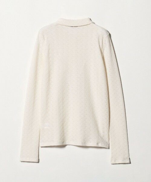 green label relaxing / グリーンレーベル リラクシング カットソー | レース ポロプルオーバー | 詳細4