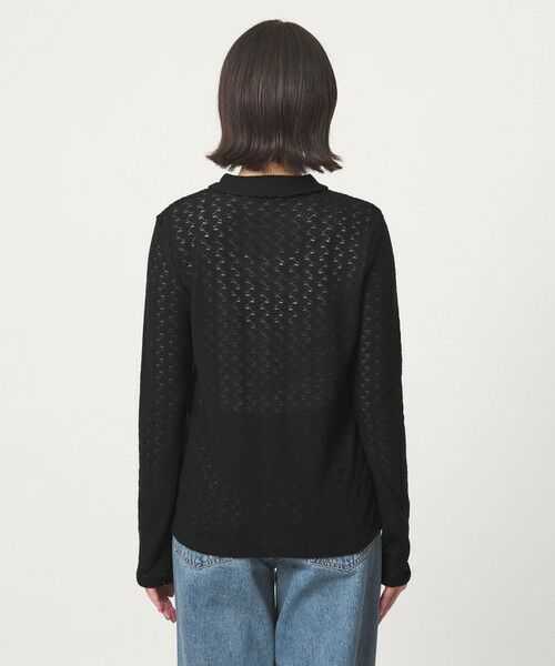 green label relaxing / グリーンレーベル リラクシング カットソー | レース ポロプルオーバー | 詳細12