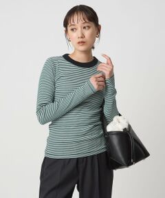 green label relaxing / グリーンレーベル リラクシング カットソー | 【別注】＜Robert P. Miller＞ボーダー ロングスリーブ Tシャツ