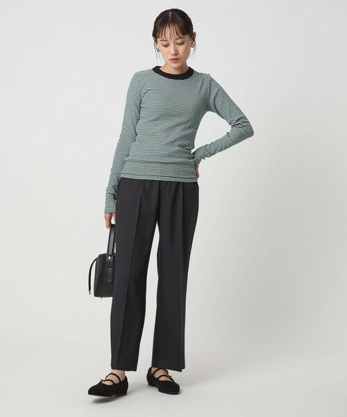 green label relaxing / グリーンレーベル リラクシング カットソー | 【別注】＜Robert P. Miller＞ボーダー ロングスリーブ Tシャツ | 詳細3