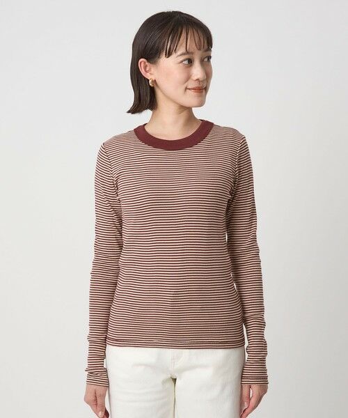 green label relaxing / グリーンレーベル リラクシング カットソー | 【別注】＜Robert P. Miller＞ボーダー ロングスリーブ Tシャツ | 詳細20