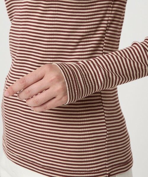 green label relaxing / グリーンレーベル リラクシング カットソー | 【別注】＜Robert P. Miller＞ボーダー ロングスリーブ Tシャツ | 詳細24