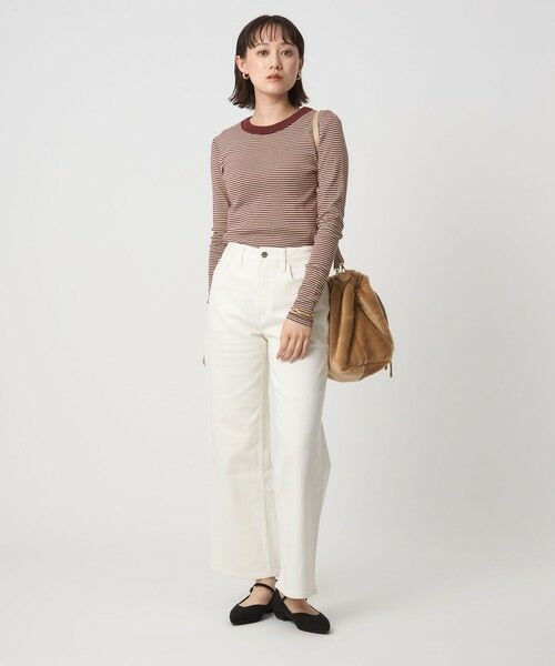 green label relaxing / グリーンレーベル リラクシング カットソー | 【別注】＜Robert P. Miller＞ボーダー ロングスリーブ Tシャツ | 詳細19