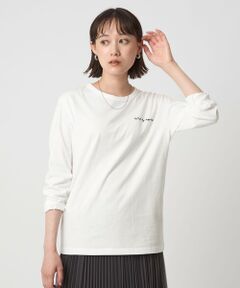green label relaxing / グリーンレーベル リラクシング カットソー | ＜To b. by agnes b.コラボ＞ロゴ ロングスリーブ Tシャツ