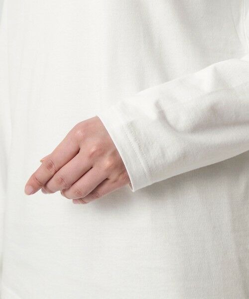 green label relaxing / グリーンレーベル リラクシング カットソー | ＜To b. by agnes b.コラボ＞ロゴ ロングスリーブ Tシャツ | 詳細9