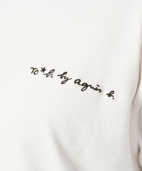 green label relaxing / グリーンレーベル リラクシング カットソー | ＜To b. by agnes b.コラボ＞ロゴ ロングスリーブ Tシャツ | 詳細11