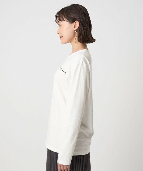 green label relaxing / グリーンレーベル リラクシング カットソー | ＜To b. by agnes b.コラボ＞ロゴ ロングスリーブ Tシャツ | 詳細6