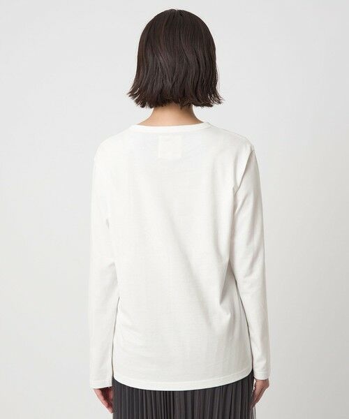 green label relaxing / グリーンレーベル リラクシング カットソー | ＜To b. by agnes b.コラボ＞ロゴ ロングスリーブ Tシャツ | 詳細7