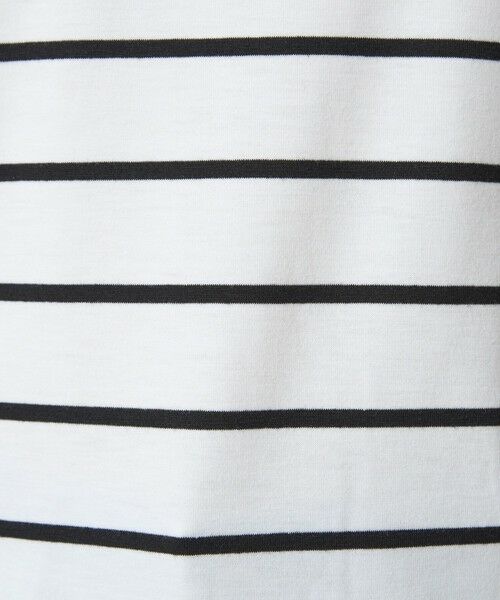 green label relaxing / グリーンレーベル リラクシング カットソー | ＜To b. by agnes b.コラボ＞ロゴ ロングスリーブ Tシャツ ボーダー | 詳細12