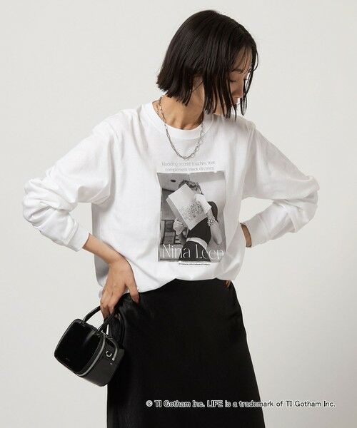 green label relaxing / グリーンレーベル リラクシング カットソー | 【別注】＜GOOD ROCK SPEED＞LIFE PC ロングスリーブ Tシャツ | 詳細2