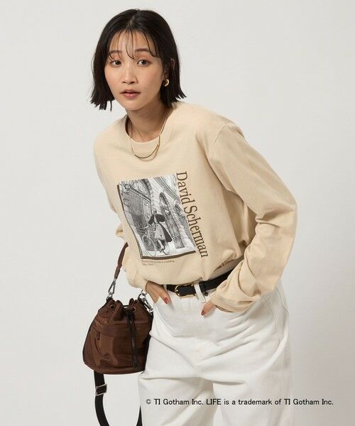 green label relaxing / グリーンレーベル リラクシング カットソー | 【別注】＜GOOD ROCK SPEED＞LIFE PC ロングスリーブ Tシャツ | 詳細15