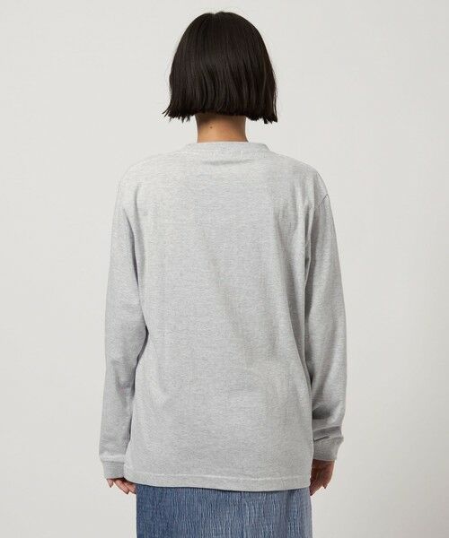 green label relaxing / グリーンレーベル リラクシング カットソー | 【別注】＜GOOD ROCK SPEED＞LIFE PC ロングスリーブ Tシャツ ミディアムグレー | 詳細6