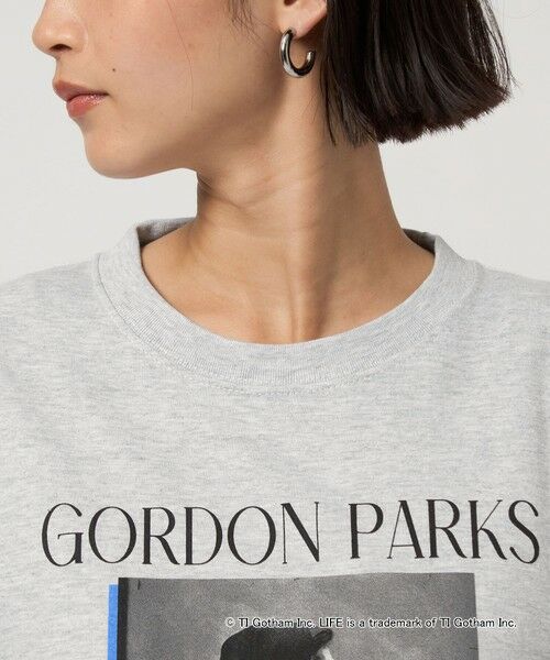 green label relaxing / グリーンレーベル リラクシング カットソー | 【別注】＜GOOD ROCK SPEED＞LIFE PC ロングスリーブ Tシャツ ミディアムグレー | 詳細7