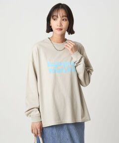 green label relaxing / グリーンレーベル リラクシング カットソー | 【別注】＜OAFISH＞プリント ロングスリーブ Tシャツ