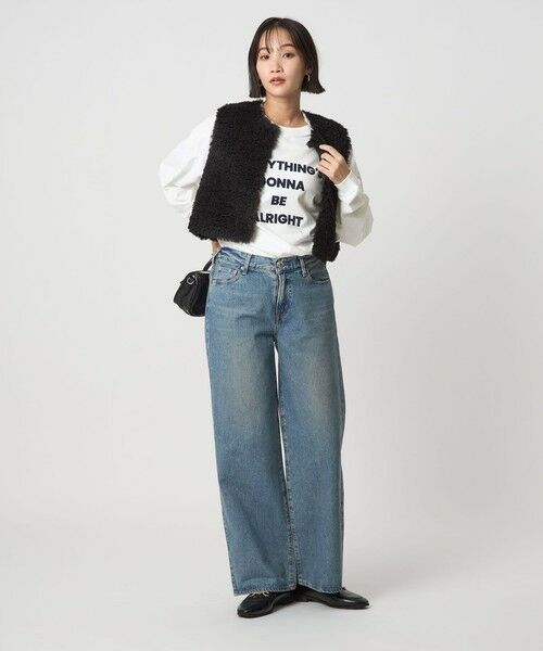 green label relaxing / グリーンレーベル リラクシング カットソー | 【別注】＜OAFISH＞プリント ロングスリーブ Tシャツ | 詳細2