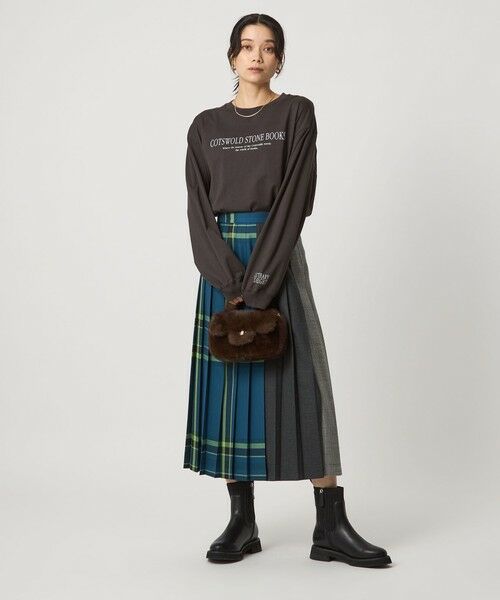 green label relaxing / グリーンレーベル リラクシング カットソー | ロゴ ロングスリーブ Tシャツ | 詳細3