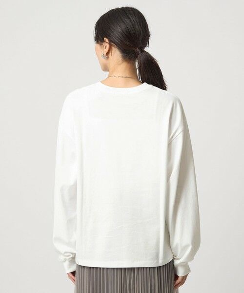 green label relaxing / グリーンレーベル リラクシング カットソー | ロゴ ロングスリーブ Tシャツ | 詳細15