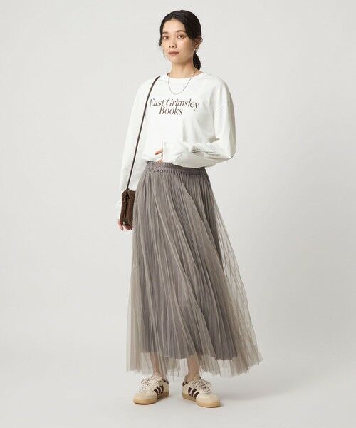 green label relaxing / グリーンレーベル リラクシング カットソー | ロゴ ロングスリーブ Tシャツ | 詳細11