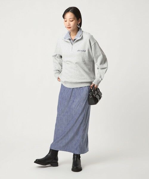 green label relaxing / グリーンレーベル リラクシング スウェット | ミュージアム ロゴ ハーフジップ プルオーバー | 詳細2