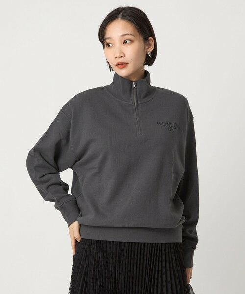 green label relaxing / グリーンレーベル リラクシング スウェット | ミュージアム ロゴ ハーフジップ プルオーバー | 詳細7