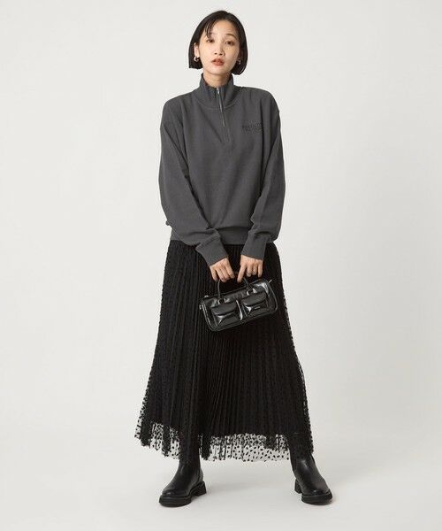 green label relaxing / グリーンレーベル リラクシング スウェット | ミュージアム ロゴ ハーフジップ プルオーバー | 詳細8