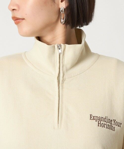 green label relaxing / グリーンレーベル リラクシング スウェット | ミュージアム ロゴ ハーフジップ プルオーバー | 詳細19