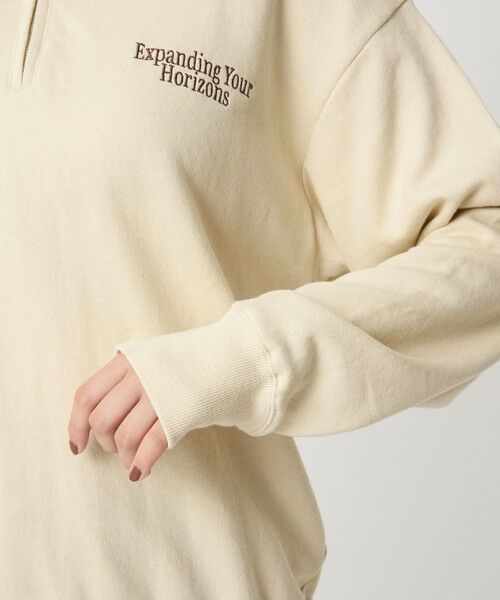 green label relaxing / グリーンレーベル リラクシング スウェット | ミュージアム ロゴ ハーフジップ プルオーバー | 詳細20