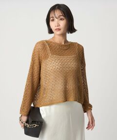 green label relaxing / グリーンレーベル リラクシング ニット・セーター | メッシュ ニット プルオーバー ウォッシャブル