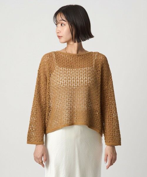 green label relaxing / グリーンレーベル リラクシング ニット・セーター | メッシュ ニット プルオーバー ウォッシャブル | 詳細11