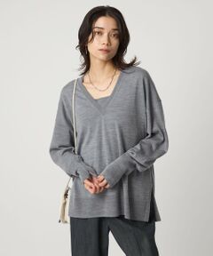 green label relaxing / グリーンレーベル リラクシング ニット・セーター | エブリニット Vネック ウォッシャブル