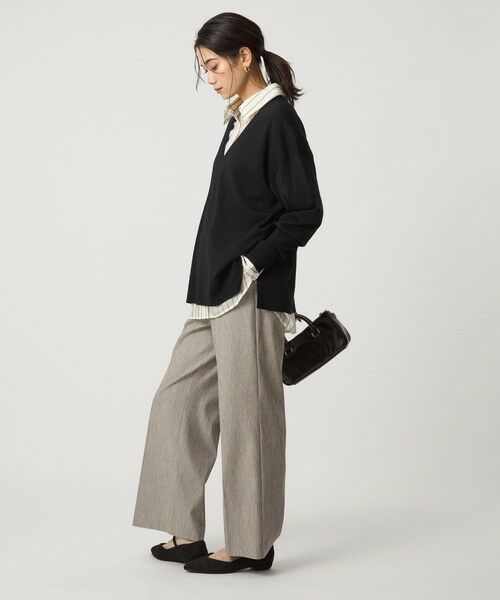 green label relaxing / グリーンレーベル リラクシング ニット・セーター | エブリニット Vネック ウォッシャブル | 詳細3