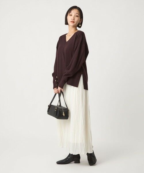 green label relaxing / グリーンレーベル リラクシング ニット・セーター | エブリニット Vネック ウォッシャブル | 詳細15