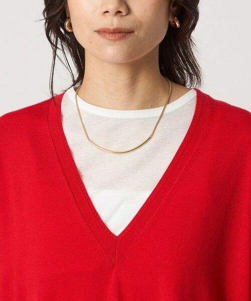 green label relaxing / グリーンレーベル リラクシング ニット・セーター | エブリニット Vネック ウォッシャブル | 詳細26