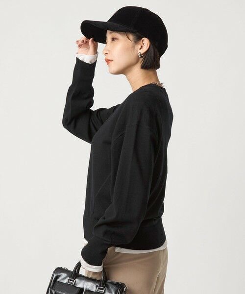 green label relaxing / グリーンレーベル リラクシング ニット・セーター | エブリニット クルーネック ウォッシャブル | 詳細1