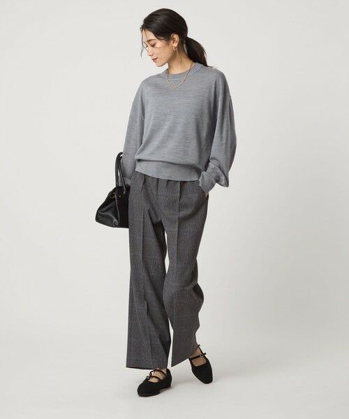 green label relaxing / グリーンレーベル リラクシング ニット・セーター | エブリニット クルーネック ウォッシャブル | 詳細5