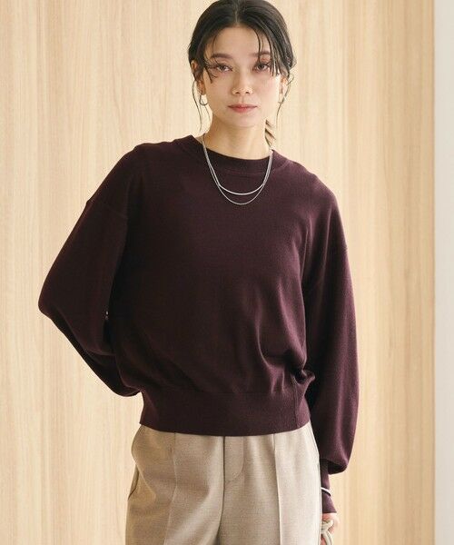 green label relaxing / グリーンレーベル リラクシング ニット・セーター | エブリニット クルーネック ウォッシャブル | 詳細8