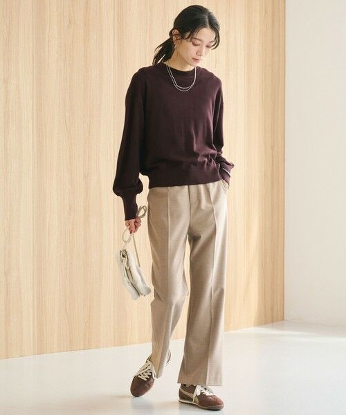 green label relaxing / グリーンレーベル リラクシング ニット・セーター | エブリニット クルーネック ウォッシャブル | 詳細10