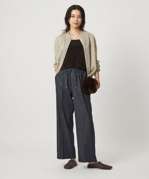 green label relaxing / グリーンレーベル リラクシング デニムパンツ | 【結論シリーズ】ニーハイフレアパンツ デニム［size SHORT/TALLあり］ | 詳細10