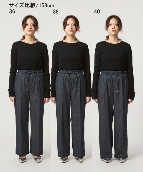 green label relaxing / グリーンレーベル リラクシング デニムパンツ | 【結論シリーズ】ニーハイフレアパンツ デニム［size SHORT/TALLあり］ | 詳細26