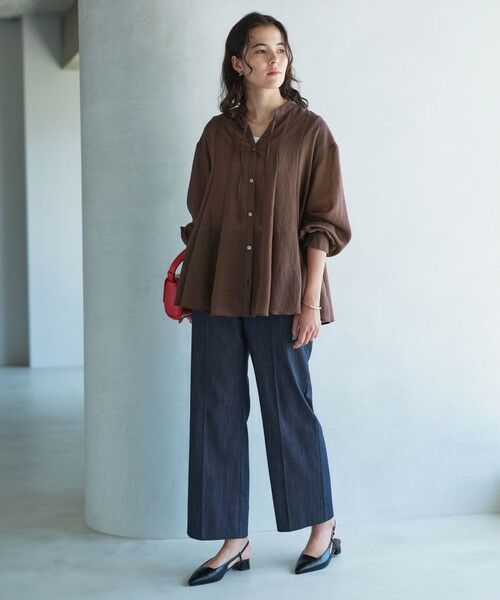 green label relaxing / グリーンレーベル リラクシング デニムパンツ | 【結論シリーズ】ニーハイフレアパンツ デニム［size SHORT/TALLあり］ | 詳細5