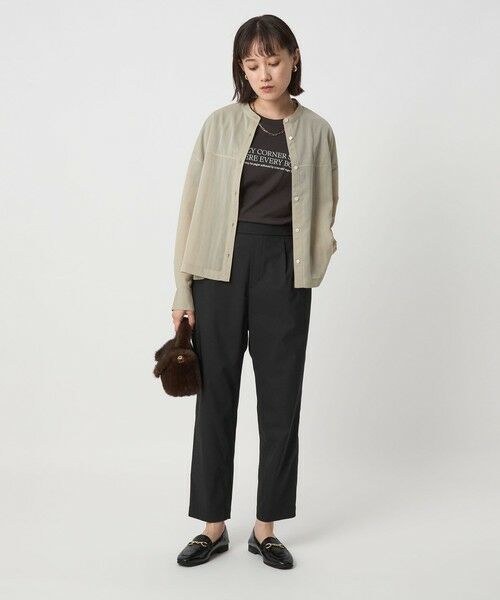 green label relaxing / グリーンレーベル リラクシング その他パンツ | ［size SHORT/TALLあり］オルマイ ツイル テーパードパンツ | 詳細3