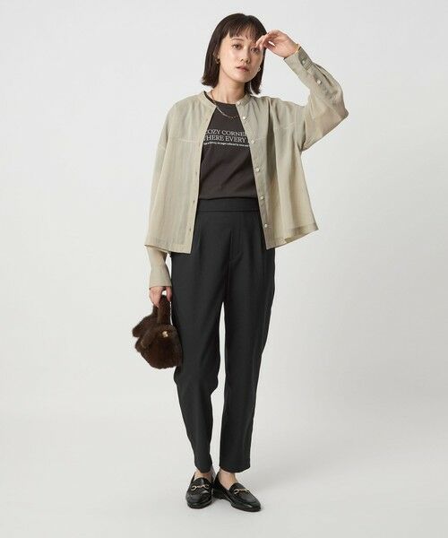 green label relaxing / グリーンレーベル リラクシング その他パンツ | ［size SHORT/TALLあり］オルマイ ツイル テーパードパンツ | 詳細4