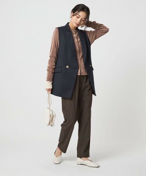 green label relaxing / グリーンレーベル リラクシング その他パンツ | ［size SHORT/TALLあり］オルマイ ツイル テーパードパンツ | 詳細20