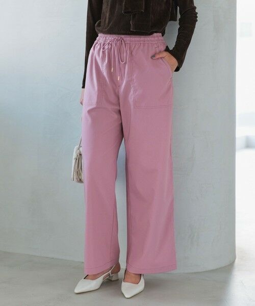 green label relaxing/グリーンレーベル リラクシング ［size SHORT/TALLあり］オルマイ ツイル ベイカー パンツ PINK L(40)
