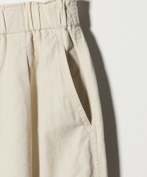 green label relaxing / グリーンレーベル リラクシング その他パンツ | ライトコール カーブ パンツ オフホワイト | 詳細10