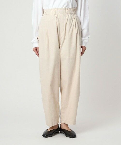 green label relaxing / グリーンレーベル リラクシング その他パンツ | ライトコール カーブ パンツ オフホワイト | 詳細4