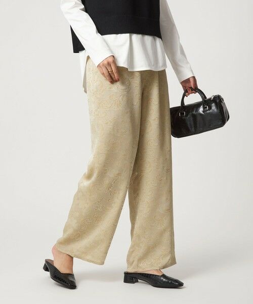 green label relaxing / グリーンレーベル リラクシング その他パンツ | メッシュ ジャガード パンツ | 詳細1