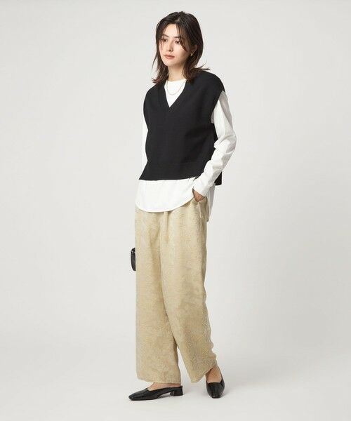 green label relaxing / グリーンレーベル リラクシング その他パンツ | メッシュ ジャガード パンツ | 詳細3