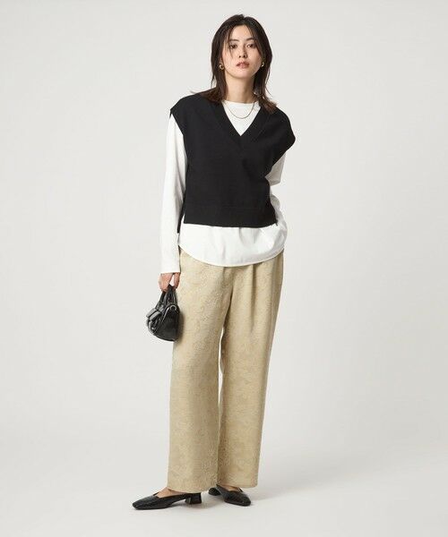 green label relaxing / グリーンレーベル リラクシング その他パンツ | メッシュ ジャガード パンツ | 詳細4