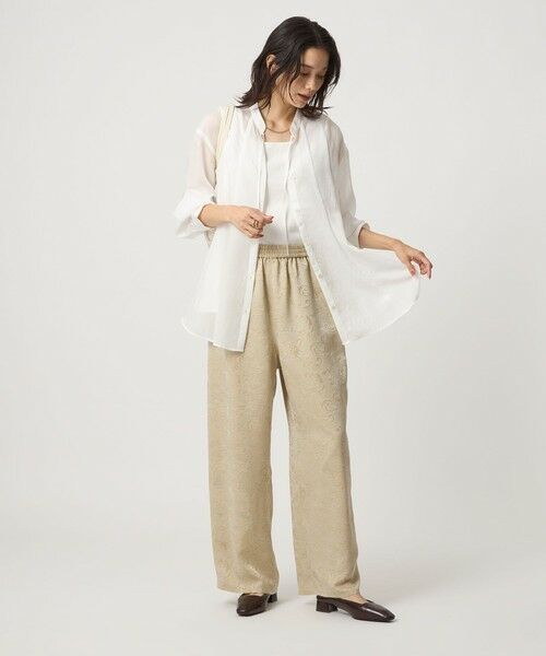 green label relaxing / グリーンレーベル リラクシング その他パンツ | メッシュ ジャガード パンツ | 詳細5